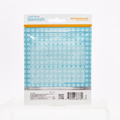 Back side of microneedling dark spot patches package 