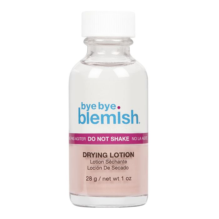 Bye Bye Blemish Drying Lotion Bottle – Fast-acting acne drying lotion in a glass bottle with salicylic acid and zinc oxide.